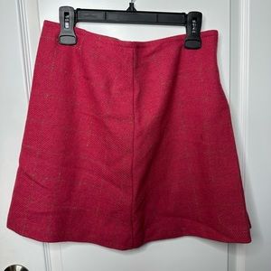 Trina Turk Pink Plaid Skirt